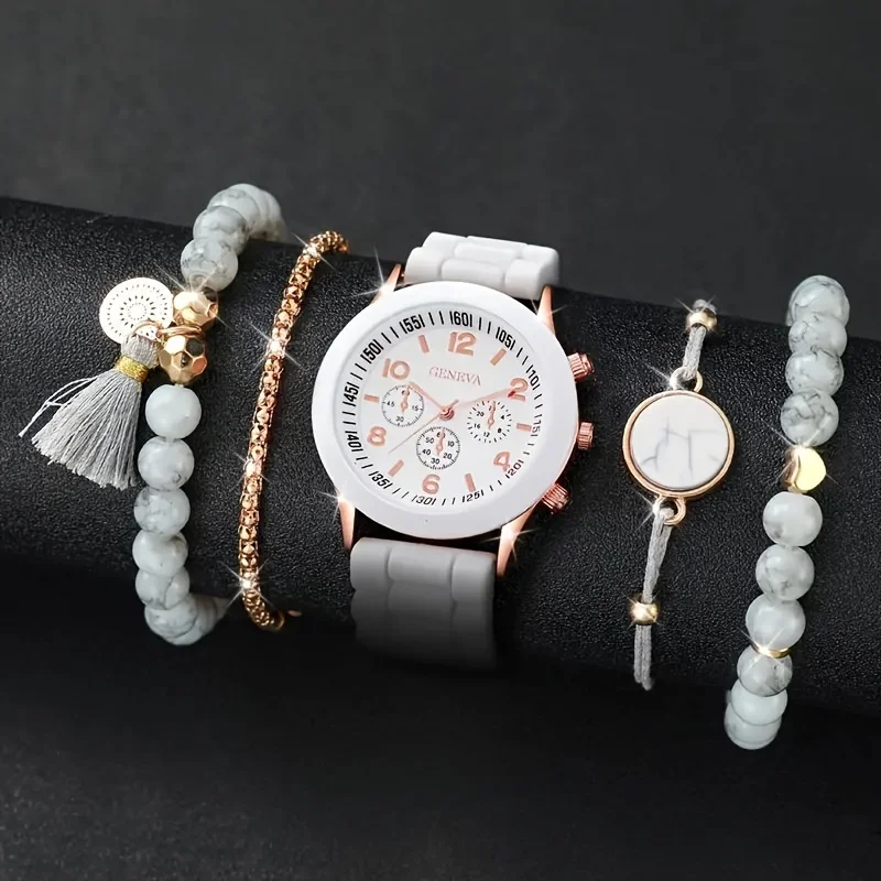 5pcs/Set Chic Women's Quartz W – Coordinates Bracelet recenzja i cena