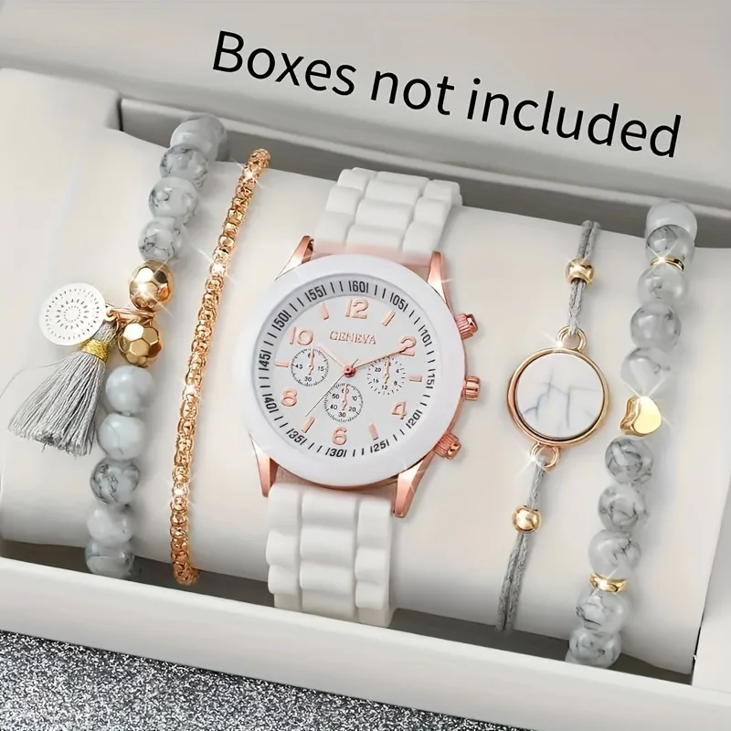 5pcs/Set Chic Women's Quartz W – Coordinates Bracelet recenzja i cena