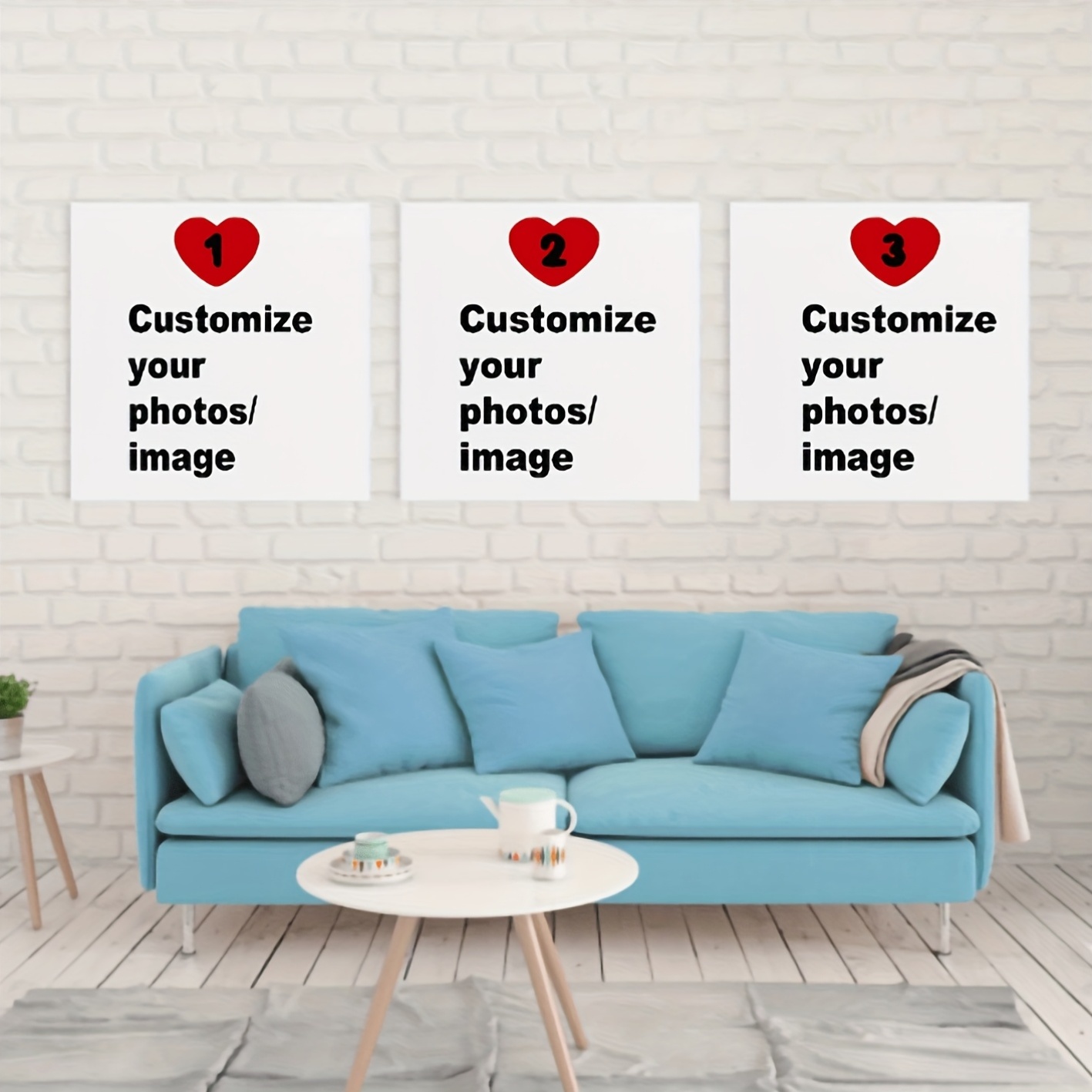 3pcs/set Custom Square Canvas  – Pet Portrait Custom recenzja i cena