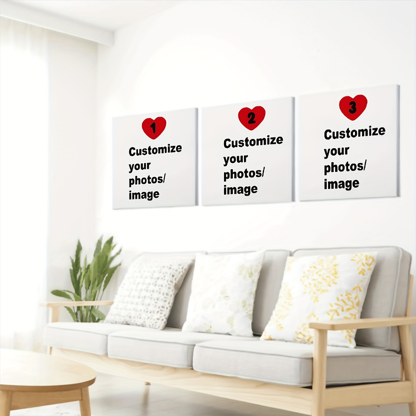 3pcs/set Custom Square Canvas  – Pet Portrait Custom recenzja i cena