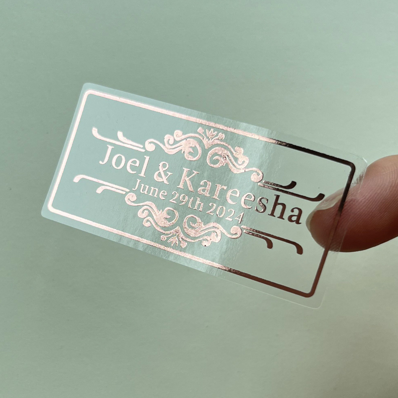 Personalized Real Silver Foil  – Personalised Candle Label recenzja i cena