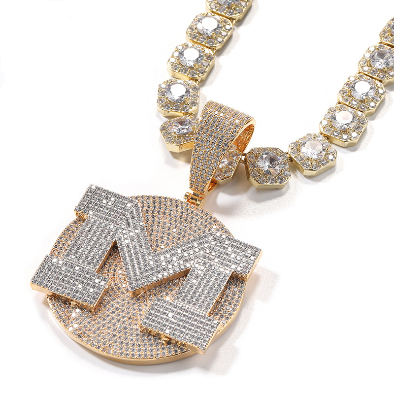 Custom Personality Big Letter  – Name Necklace Custom recenzja i cena