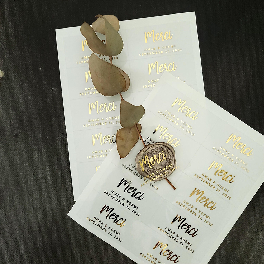100pcs Custom Transparent Labe – Personalised Candle Label recenzja i cena
