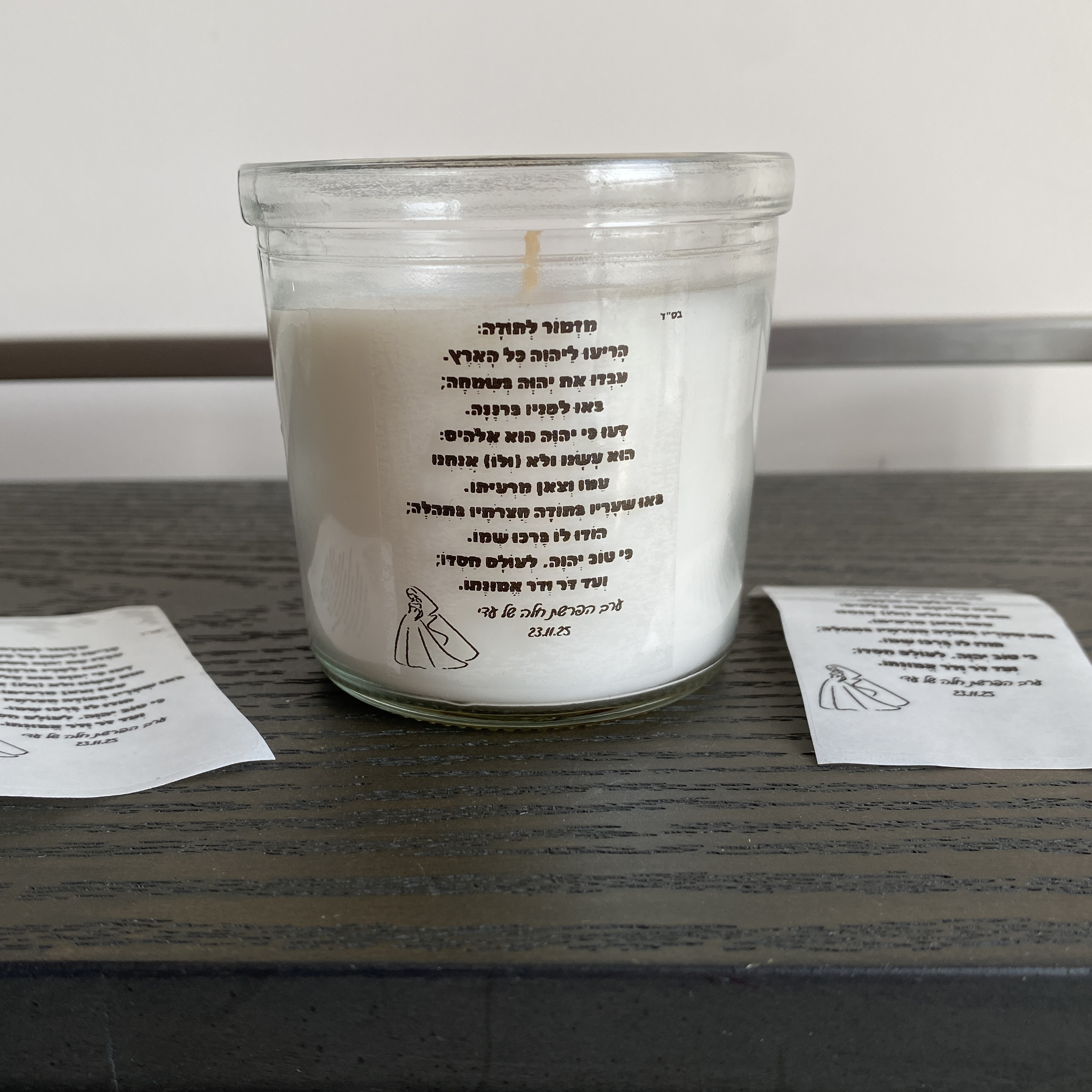 Challah Secretion Party Candle – Personalised Candle Label recenzja i cena