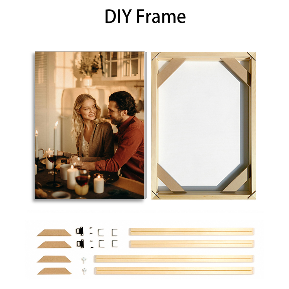 1 Pc Custom Photos with DIY Wo – Engraved Wood Frame recenzja i cena