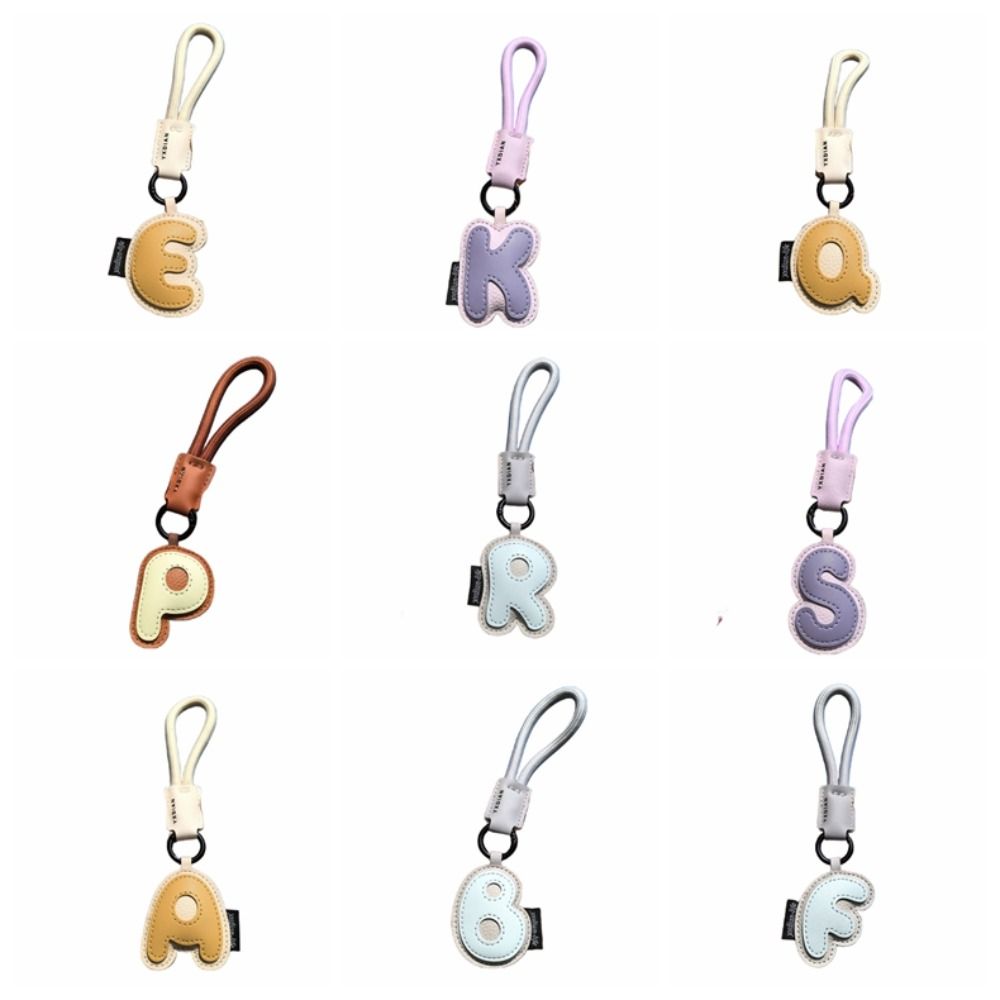 Sweet 26 Letter Keychain PU Le – Monogram Keychain Leather recenzja i cena