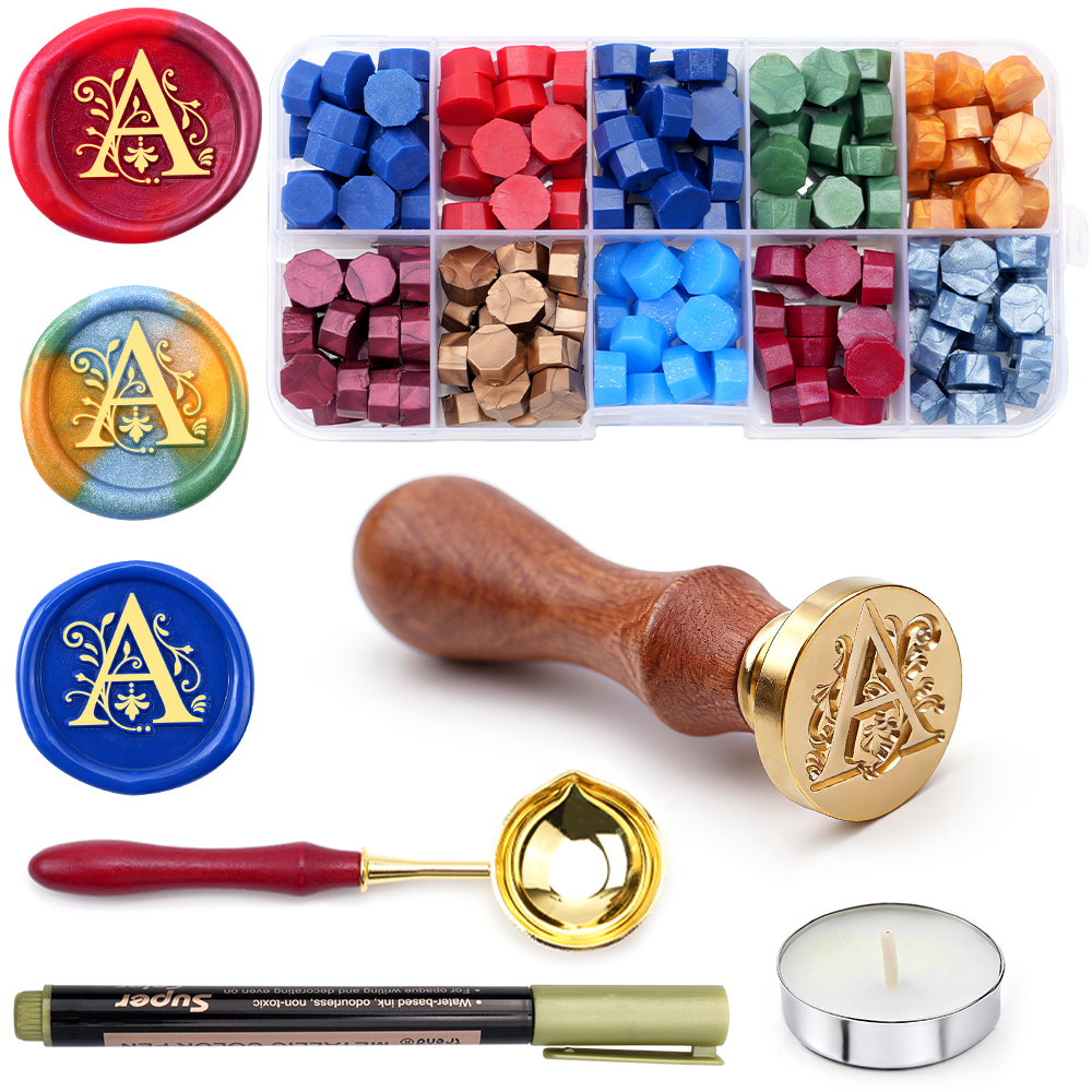 A-Z letter Wax Seal Stamp Kit  – Wax Seal Letter Kit recenzja i cena