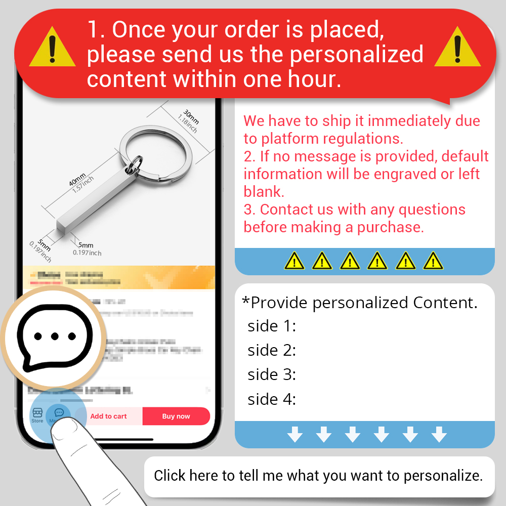 Personalize Keychains 3D Bar S – Initial Ring Custom recenzja i cena