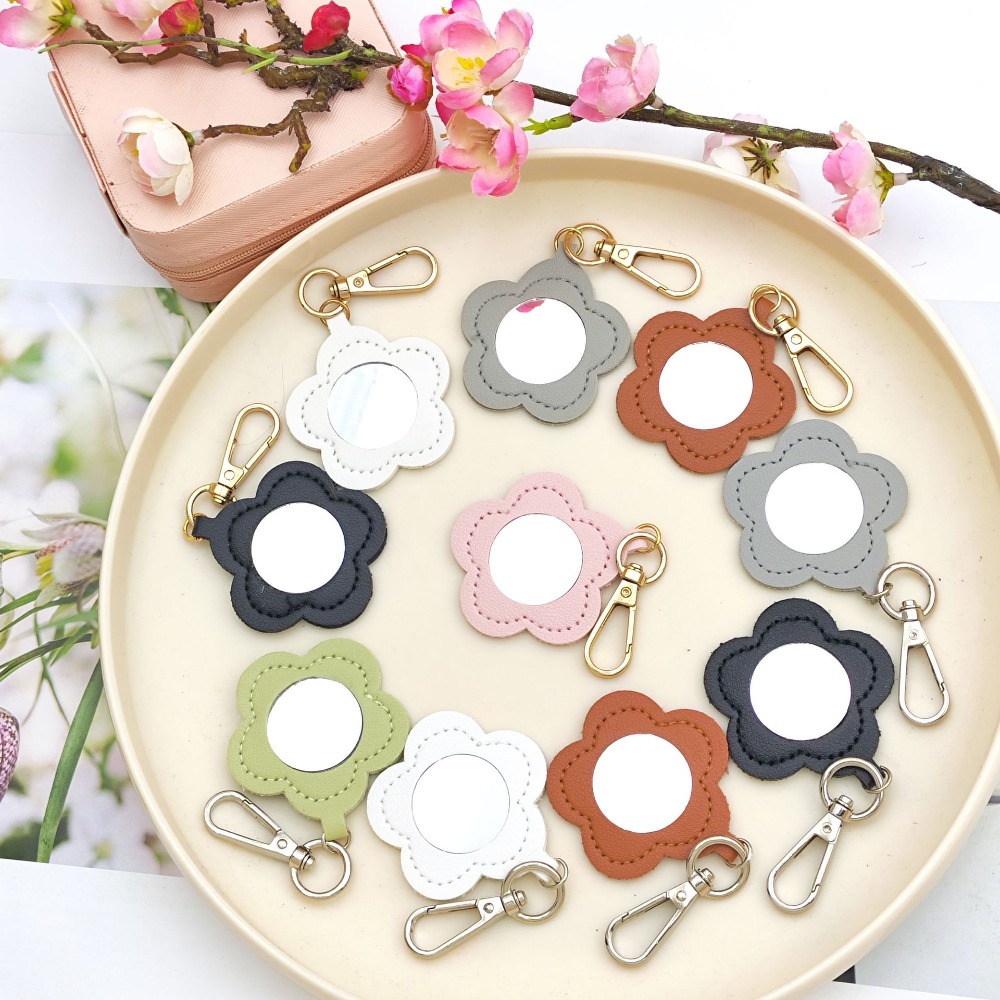 Flower Petal Shaped Mirror Bag – Initial Ring Custom recenzja i cena