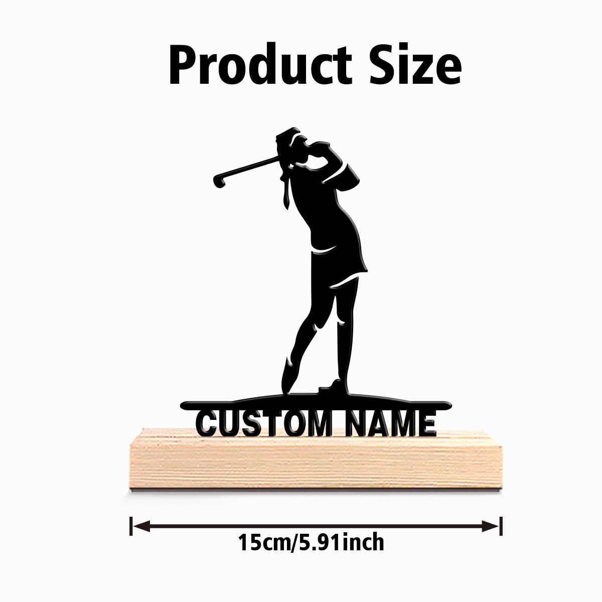 1pc Personalized Custom Golf M – Engraved Wood Frame recenzja i cena