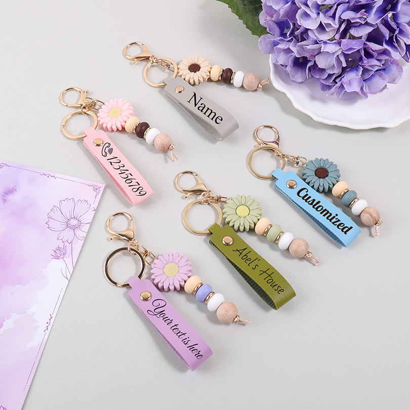 Daisy Pendant Custom Text Keyc – Initial Ring Custom recenzja i cena