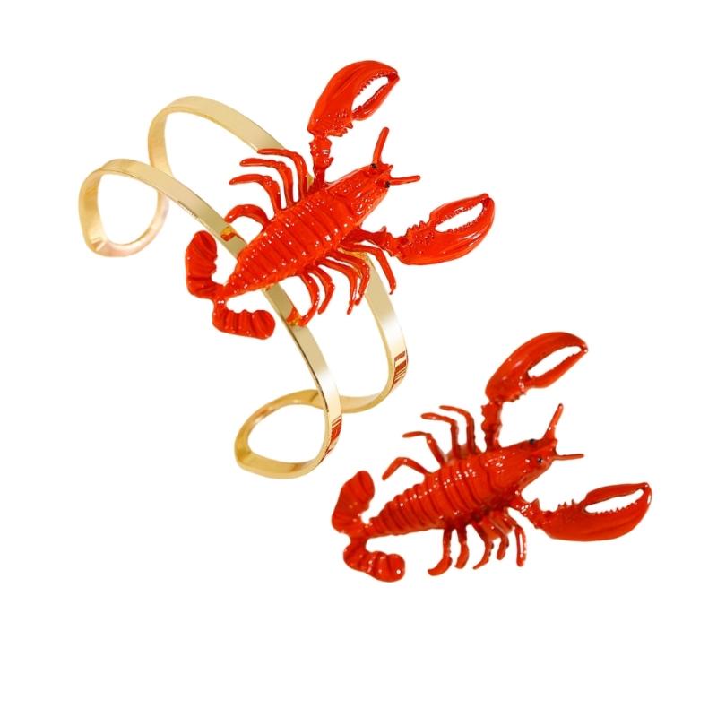 39BB Eye Catching Red Lobster  – Coordinates Bracelet recenzja i cena