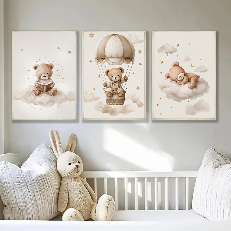 3pcs/set Bohemian Teddy Bear A – Personalized Name Box recenzja i cena