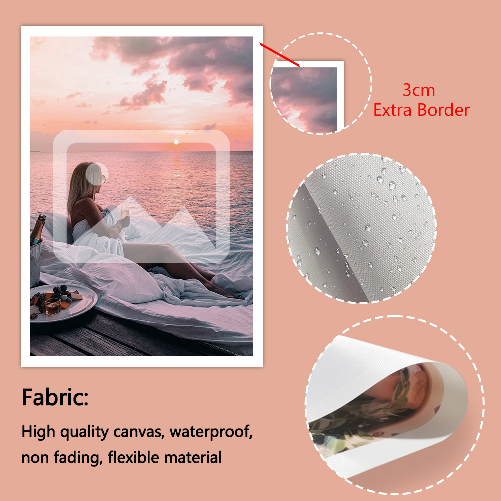 1 customized photo canvas, opt – Engraved Wood Frame recenzja i cena