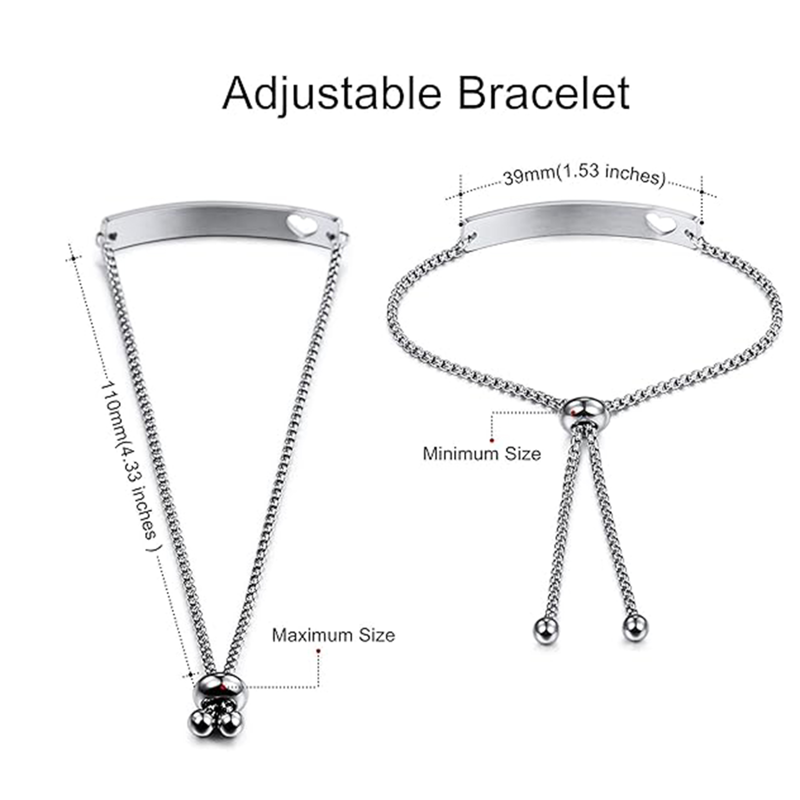 Personalized Engraved Bar Brac – Coordinates Bracelet recenzja i cena