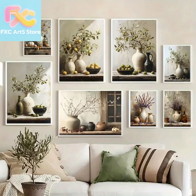 1pc frameless 1pc  Retro Still – Family Tree Print recenzja i cena
