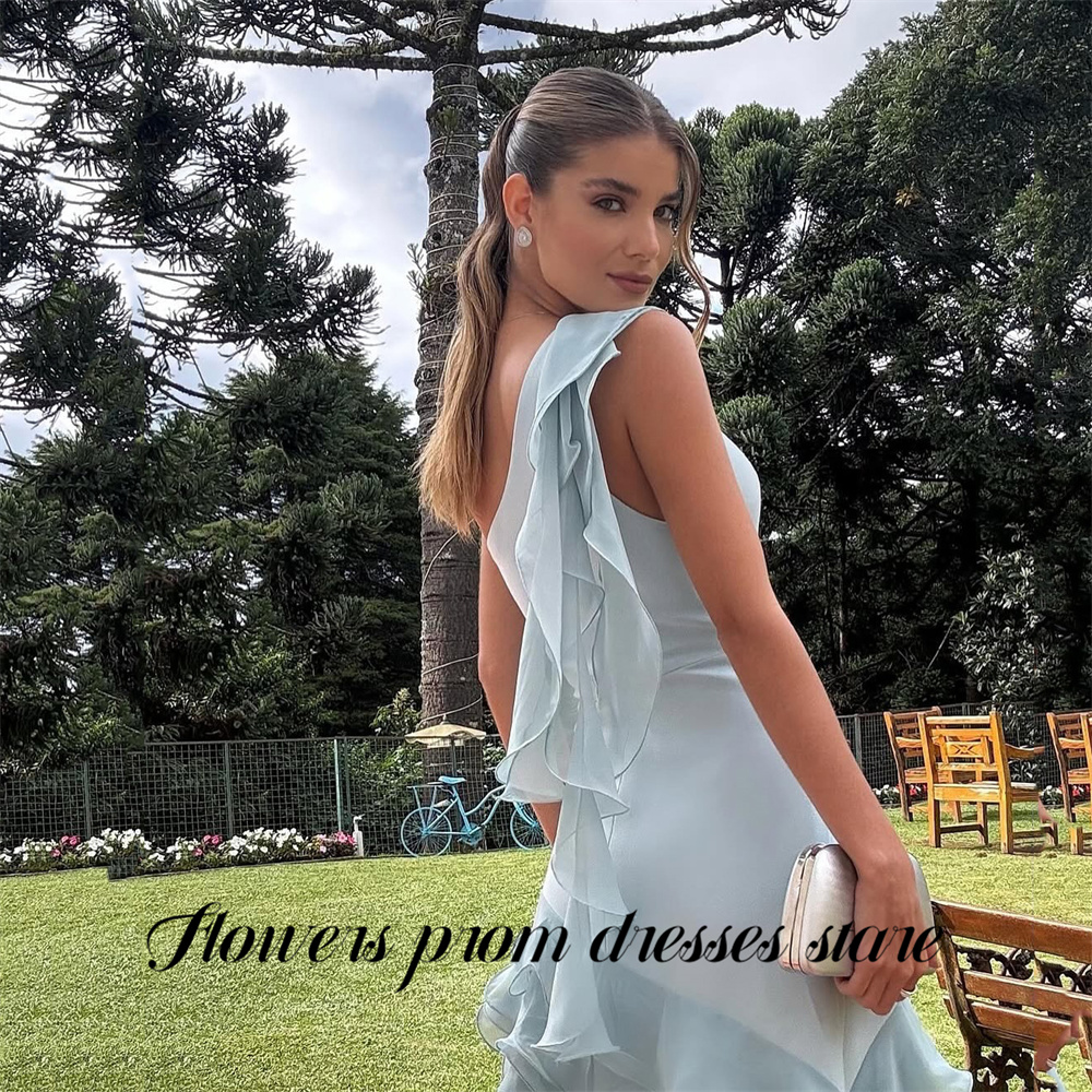 Flowers Sky Blue Party Dress L – Custom Night Sky recenzja i cena