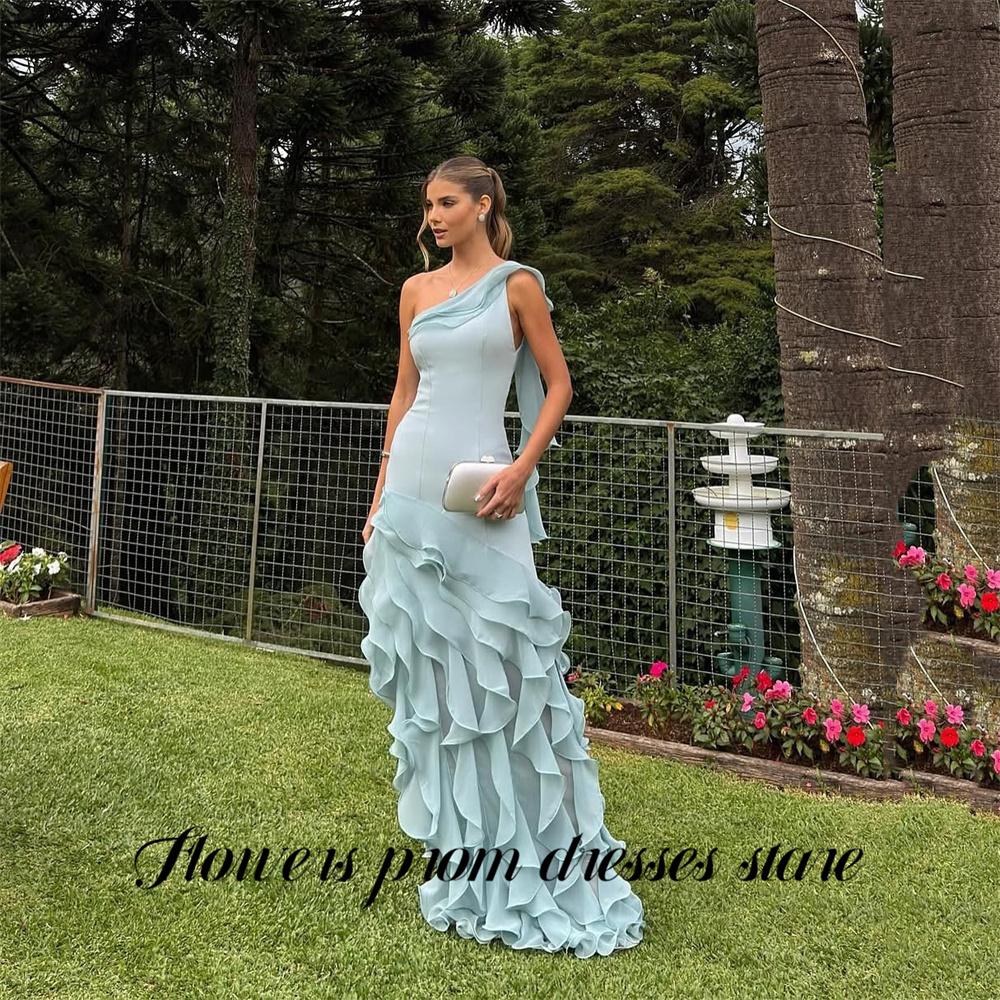 Flowers Sky Blue Party Dress L – Custom Night Sky recenzja i cena
